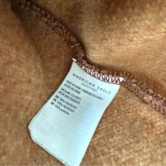 American Eagle Outfitters Tan Sherpa Jacket - Picture 5 of 7